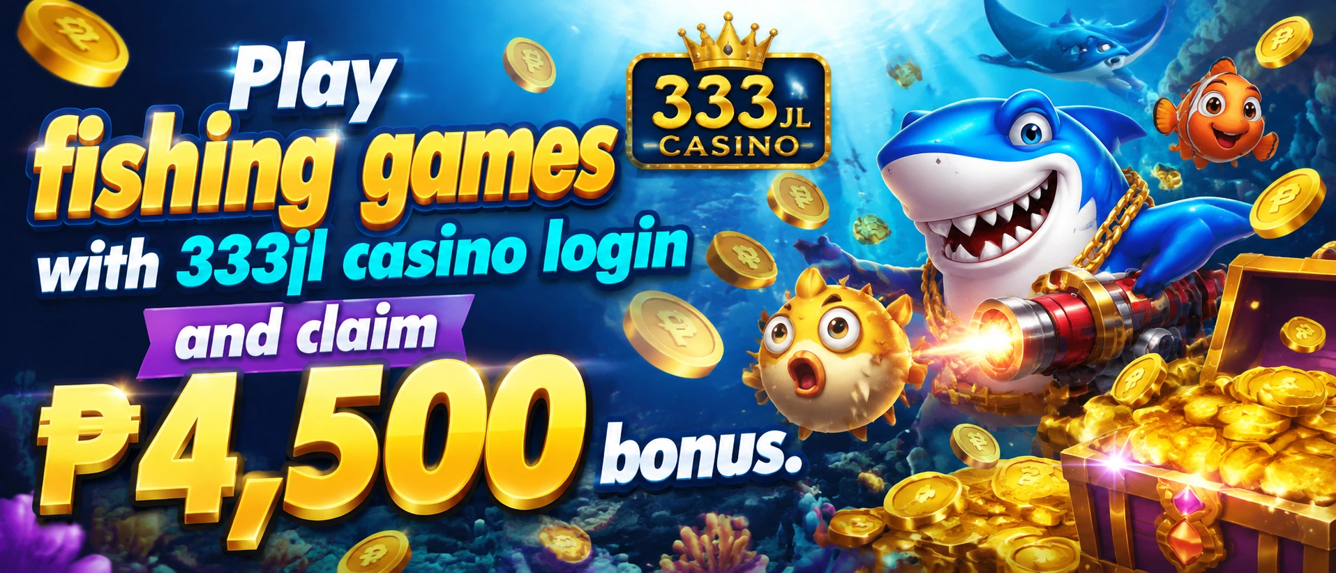 333JL fishing games banner 2