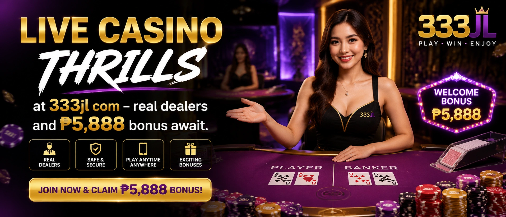 333JL live casino banner 1