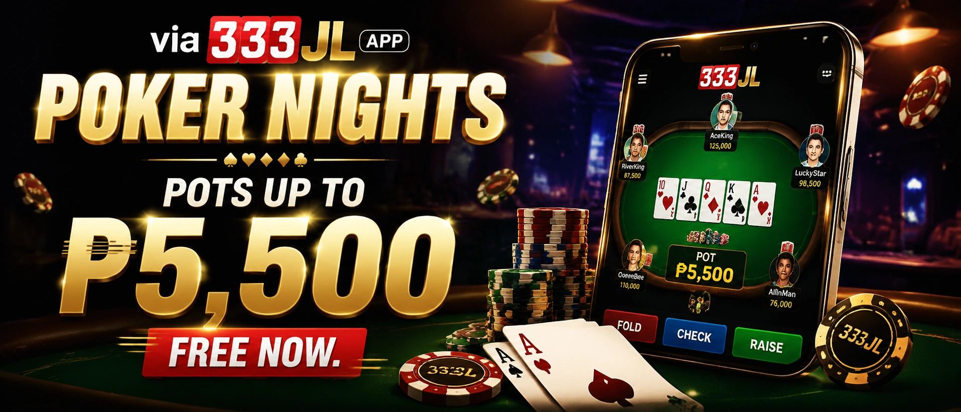 333JL poker banner 1